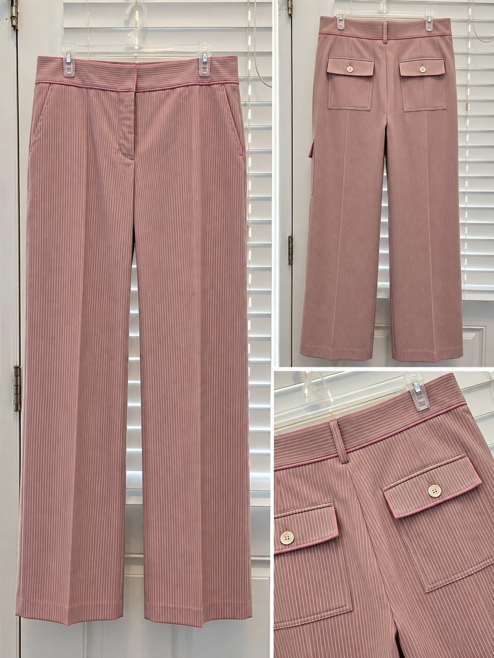 Express Rose Pink Wide-Leg Pants